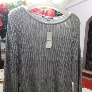 Sweater with open back